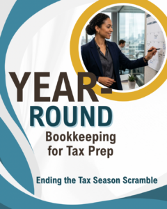 Discover why year-round bookkeeping for tax prep is the most effective way to maximize deductions & minimize stress for small business owners.